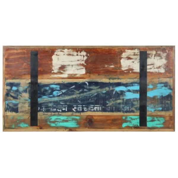 Трапезна маса, 120x60x76 см, регенерирано дърво масив