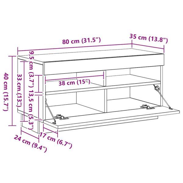 Висок шкаф, бетонно сив, 70x42,5x185 см, инженерно дърво
