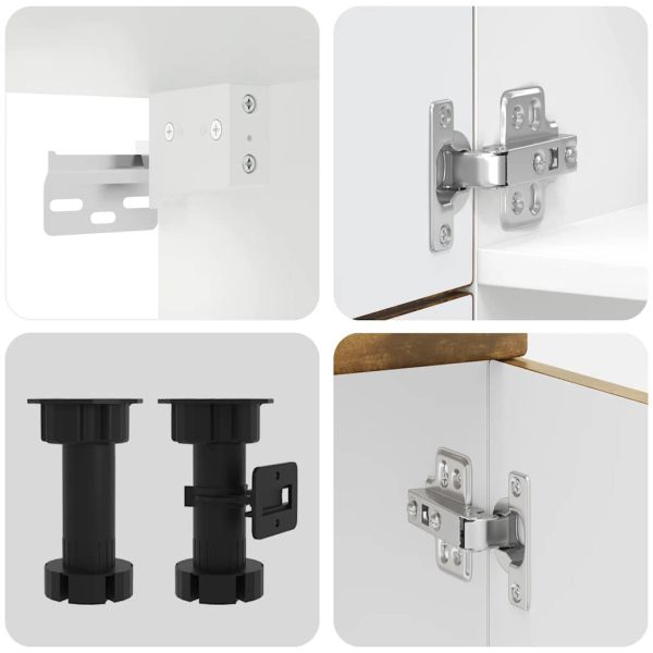 Комплект кухненски шкафове от 7 части Kalmar, инженерно дърво