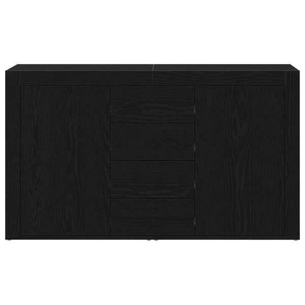 Служебен шкаф Черен дъб 120 x 36 x 69 см Инженерно дърво