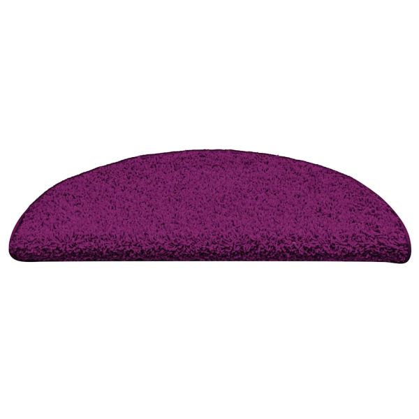 Изтривалки за стълби, 30 бр., 56x17x3 см, розови, полукръгли