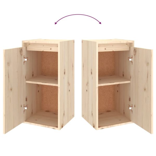 ТВ шкафове, 2 бр, бор масив