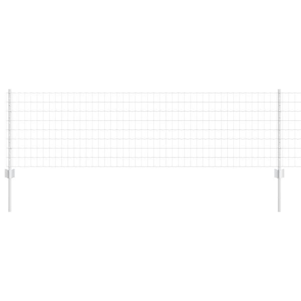Ограда и колче Сребрист 0,6 x 10 м Стомана