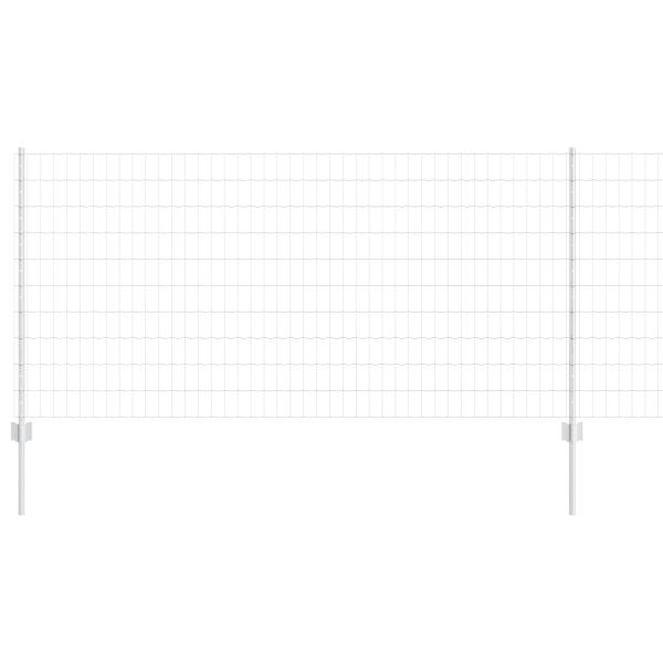 Ограда и колче Сребрист 1 x 10 m Стомана