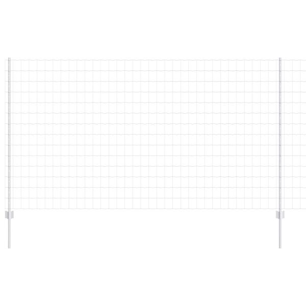 Ограда и колче Сребрист 1,4 x 10 m Стомана