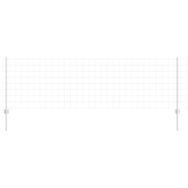 Ограда и колче Сребрист 0,8 x 10 m Стомана