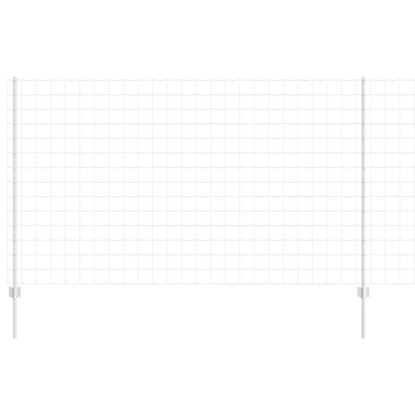 Ограда и колче Сребрист 1,4 x 10 m Стомана