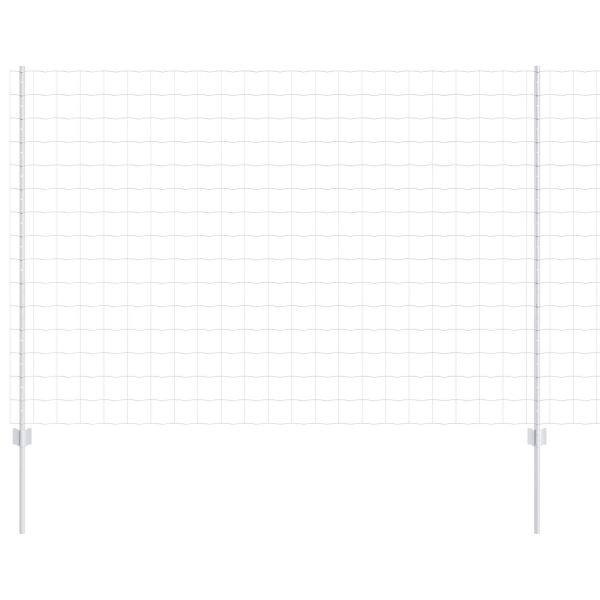 Ограда и колче Сребрист 1,6 x 10 m Стомана