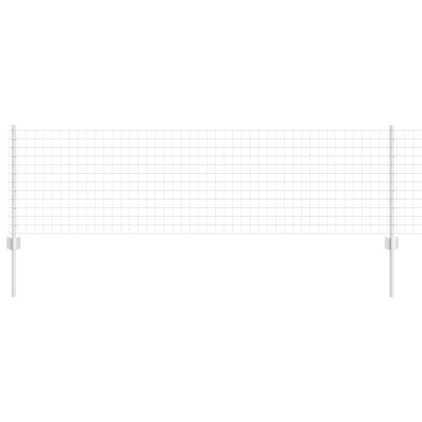 Ограда и колче Сребрист 0,6 x 25 м Стомана