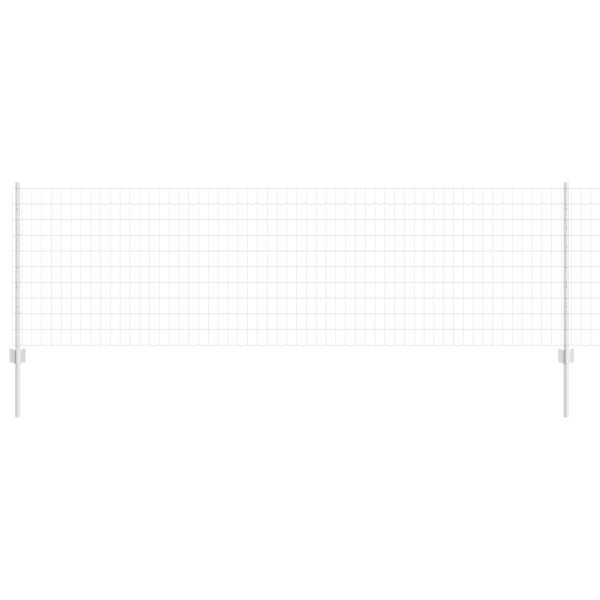 Ограда и колче Сребрист 0,8 x 25 m Стомана