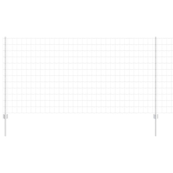 Ограда и колче Сребрист 1,2 x 25 m Стомана