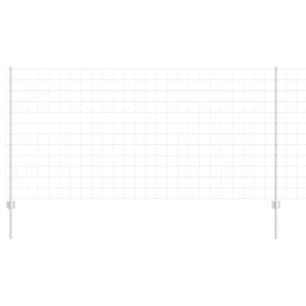 Ограда и колче Сребрист 1,2 x 25 m Стомана