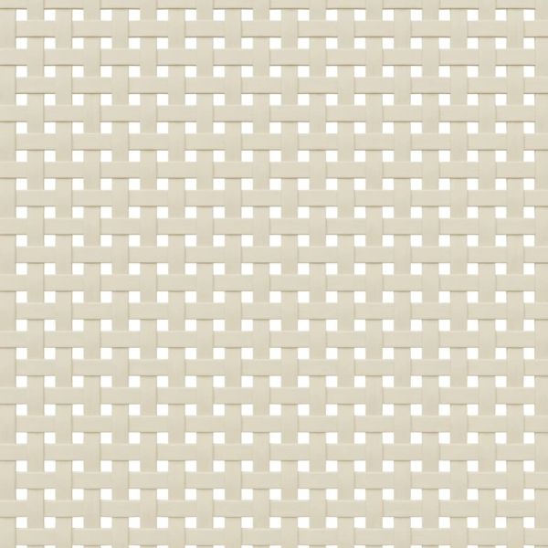 Нощно шкафче SENJA ратанова визия бяло 40x35x80 см бор масив