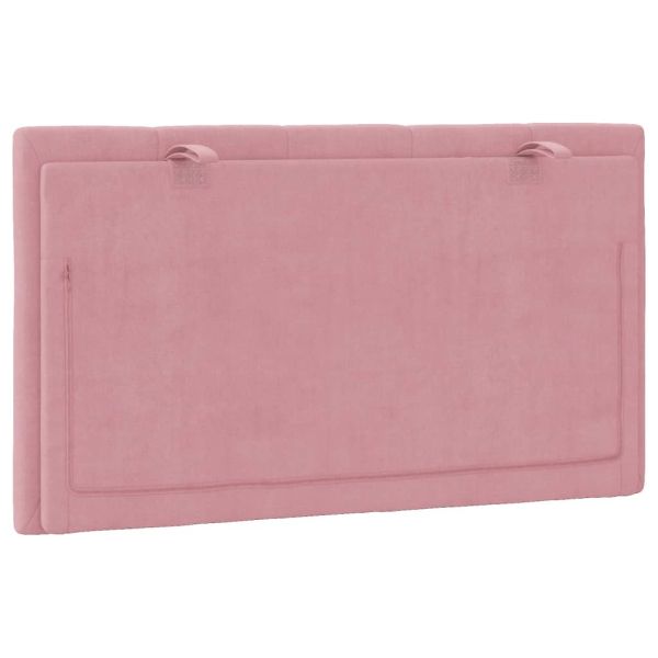 Мека табла за легло Hanko, розова, 80 см, кадифе