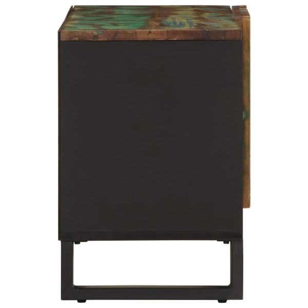 ТВ шкаф, 80x34x46 см, акациево дърво масив