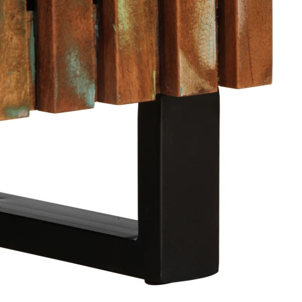 ТВ шкаф, 80x34x46 см, акациево дърво масив