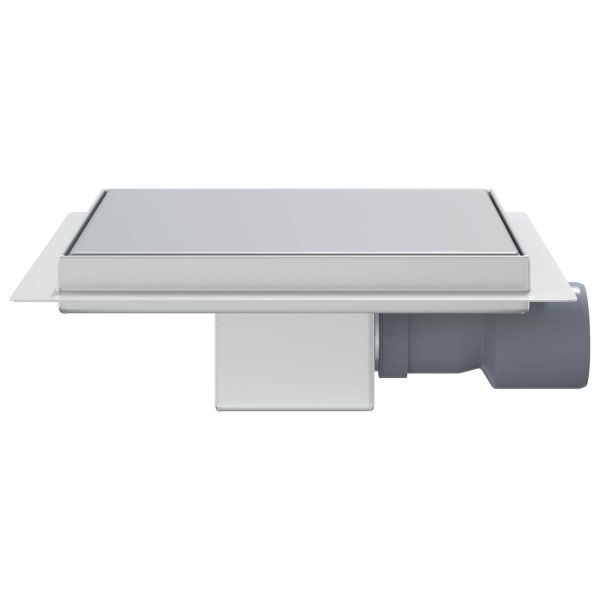 2 в 1 дренаж за душ Сребрист 20 x 20 cm Неръждаема стомана 304