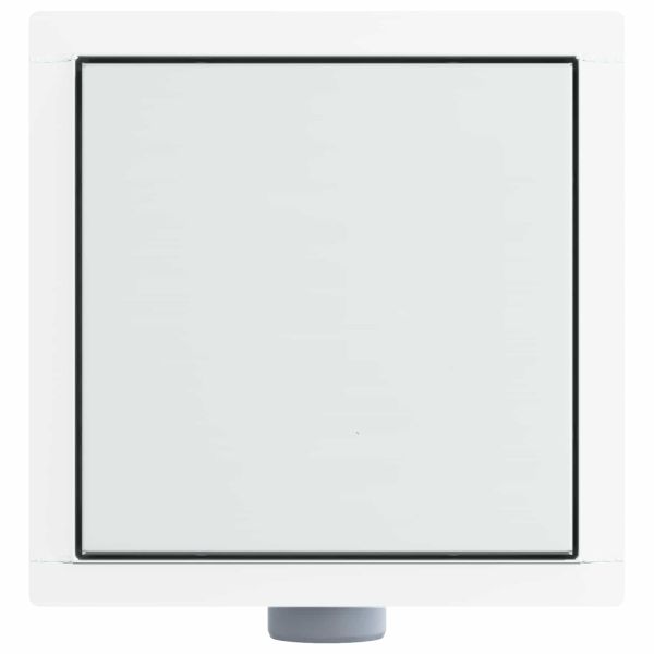 2 в 1 дренаж за душ Сребрист 20 x 20 cm Неръждаема стомана 304