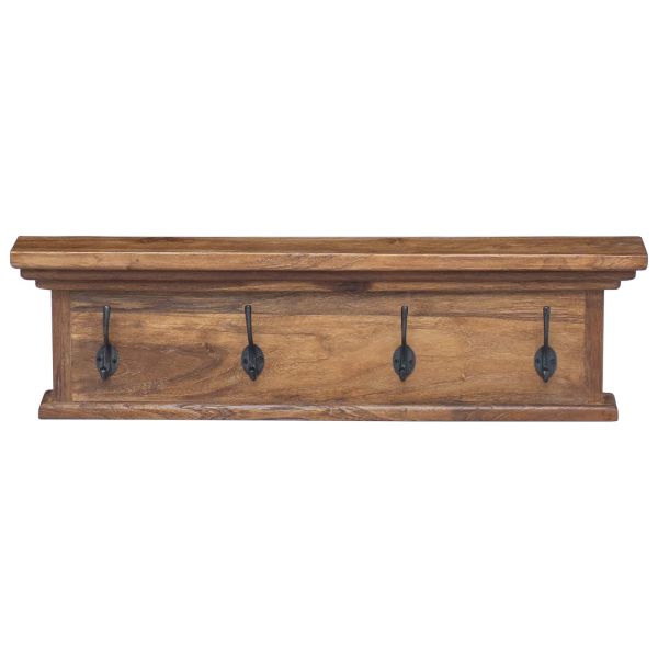 Стенна закачалка за палта Естествен 70 x 10 x 20 cm