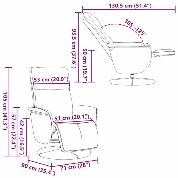 Стол с масаж Бяло 71 x 90 x 105 см Изкуствена