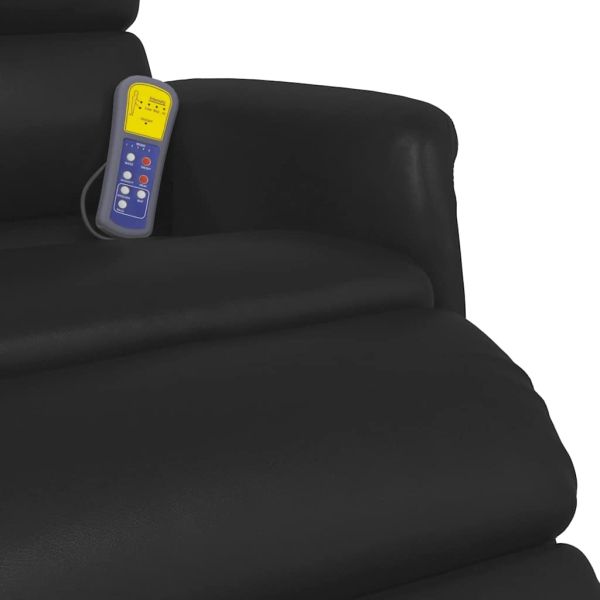 Стол с масаж Черно 71 x 98 x 106 см Изкуствена