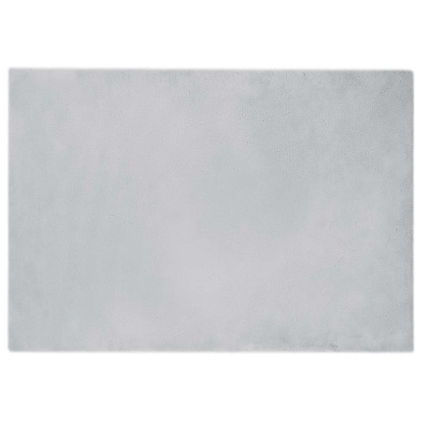 Килим с изкуствена заешка козина Olite Сив 160 x 230 cm