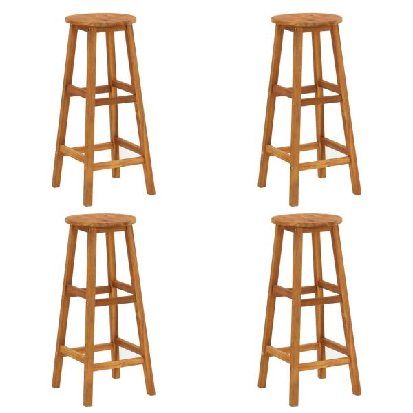 Градински бар комплект от 5 части, акация масив