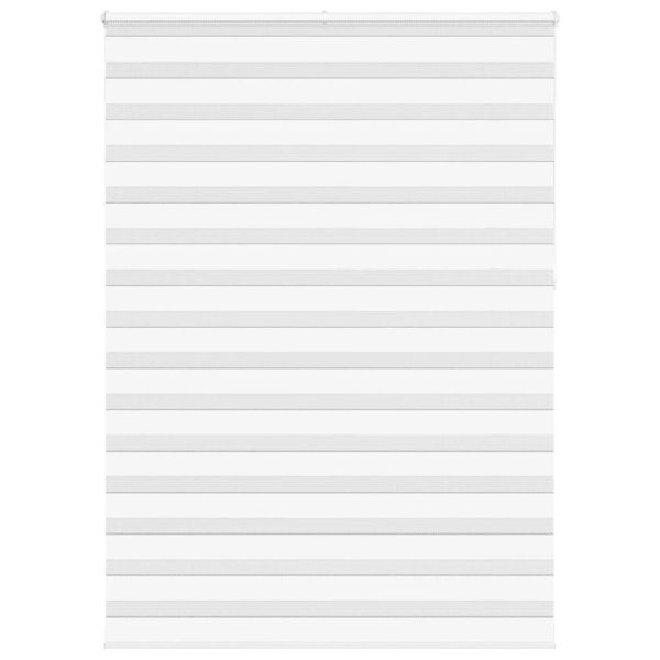 Зеброва щора бял 160x230 см ширина на плата 155,9 см полиестер