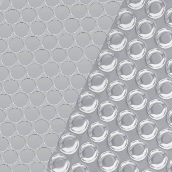 Покривало за басейн, сребристо, 300 см, PE