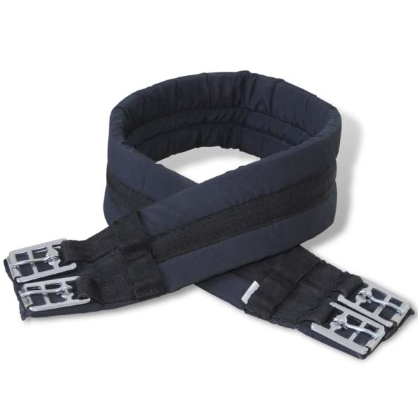 К-т за яздене със седло от естествена кожа, черен 17,5", 12 см, 5 в 1