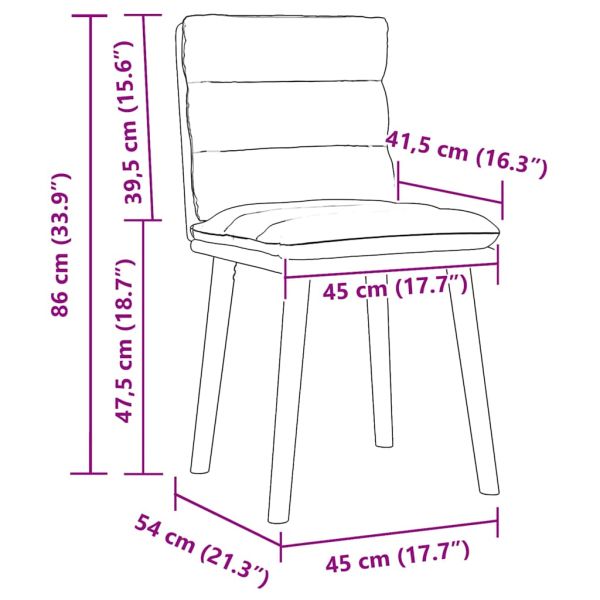 Трапезни столове, 2 бр, дънково сини, текстил