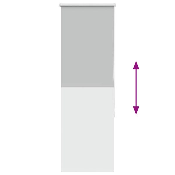 Ролкова щора Blackout Светло сиво 55x175 cm Ширина на плата