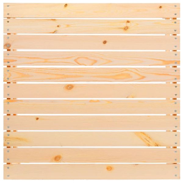 Градински лаундж комплект, 3 части, с възглавници, бор масив