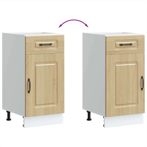 Кухненски шкаф, "Kalmar", дъб сонома, инженерно дърво