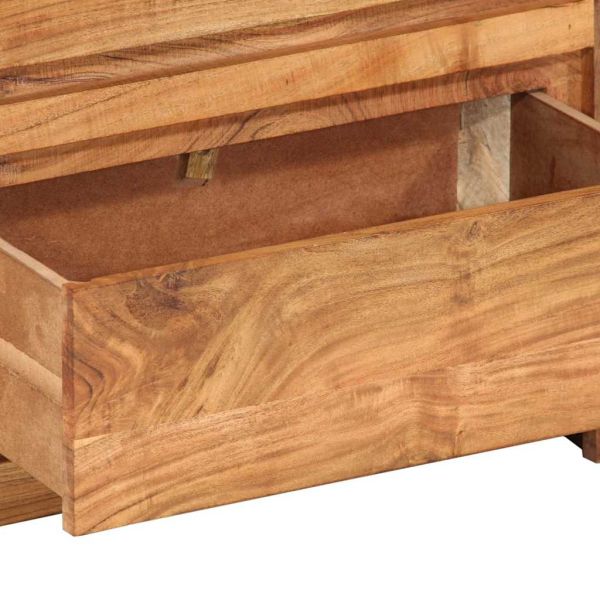 Шкаф с чекмеджета, 55x33x75 см, акациево дърво масив