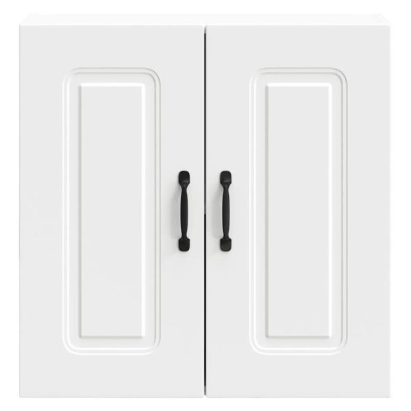 Кухненски стенен шкаф, Kalmar, бял, инженерно дърво