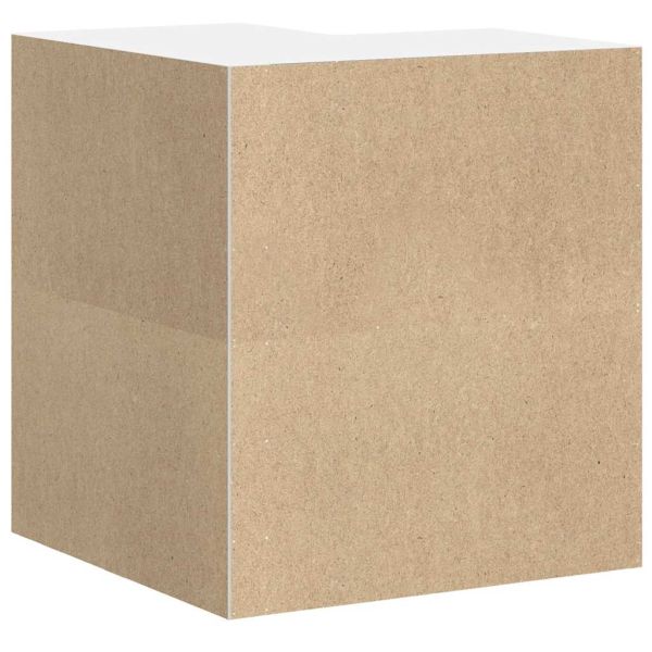 Кухненски стенен ъглов шкаф Porto, бял, инженерно дърво