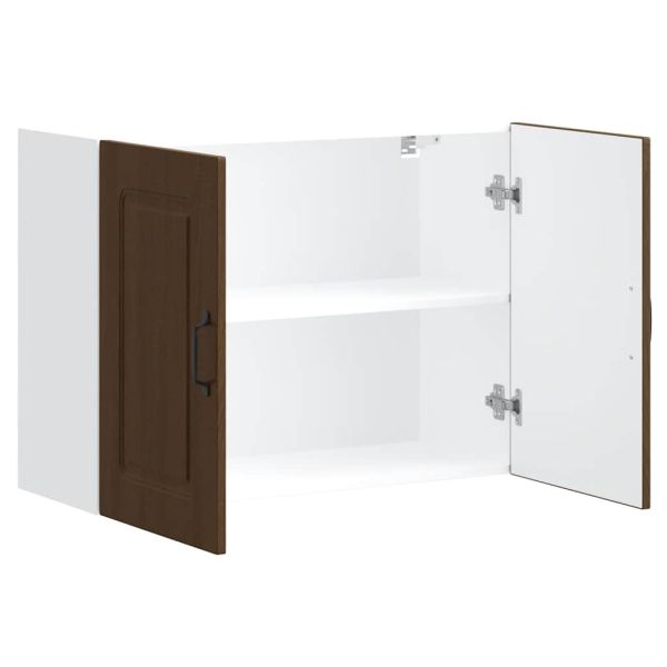 Кухненски стенен шкаф, Kalmar, кафяв дъб, инженерно дърво