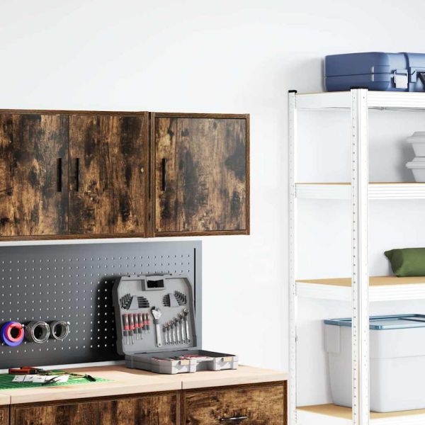 гараж стенен шкаф опушен дъб инженерна дървесина