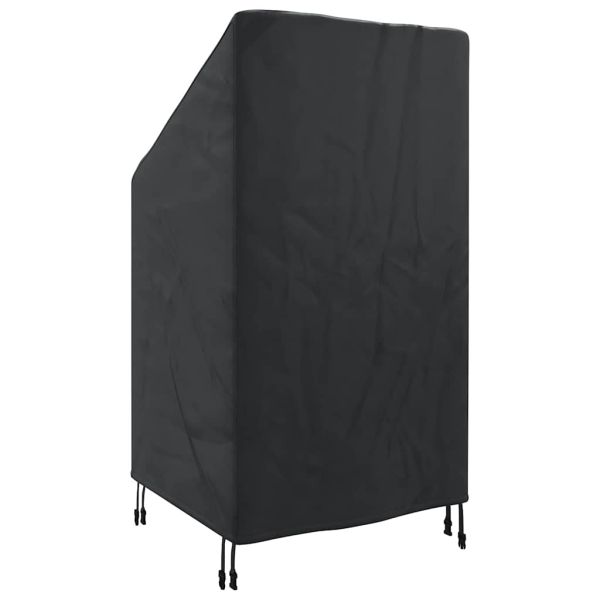 Покривало за градински стол Черно 70 x 70 x 85 / 125 cm 600D плат