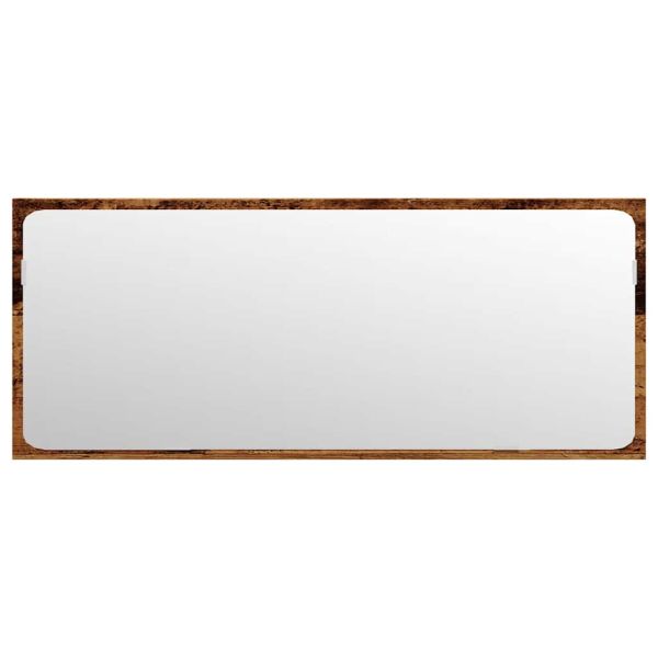 Комплект мебели за баня от 4 части старо дърво инженерно дърво