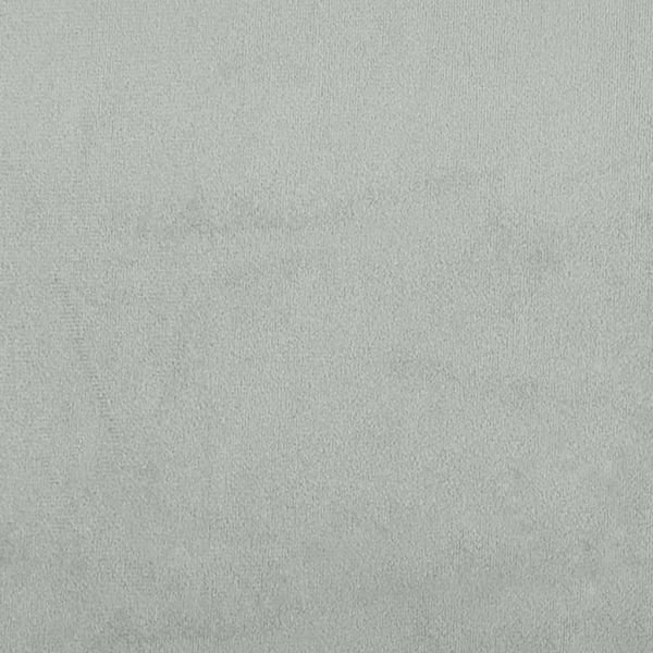 Г-образно разтегателно канапе светлосиво 260x140x70 см кадифе