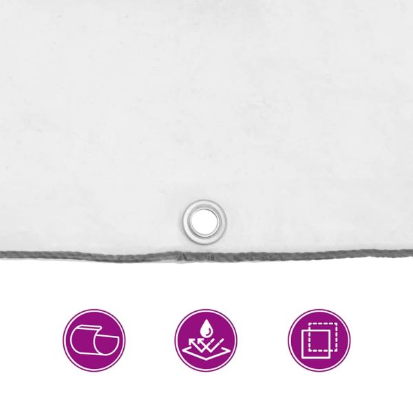 Прозрачен брезент с капси 2х6 м Полиетилен