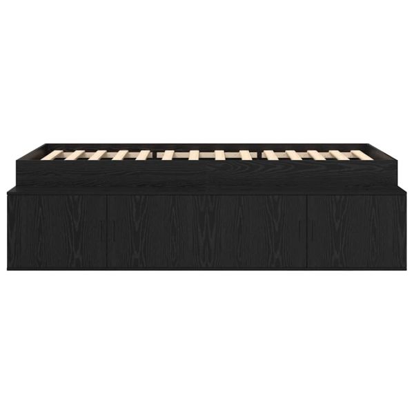 Рамка за легло Черния дъб 90 x 200 cm Инженерно дърво