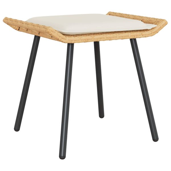 Градински стол 2 pcs Природа 50 x 40 x 45 см Стомана