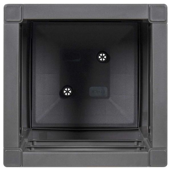 Градинска саксия Антрацит 36 x 36 x 35 см Полипропилен