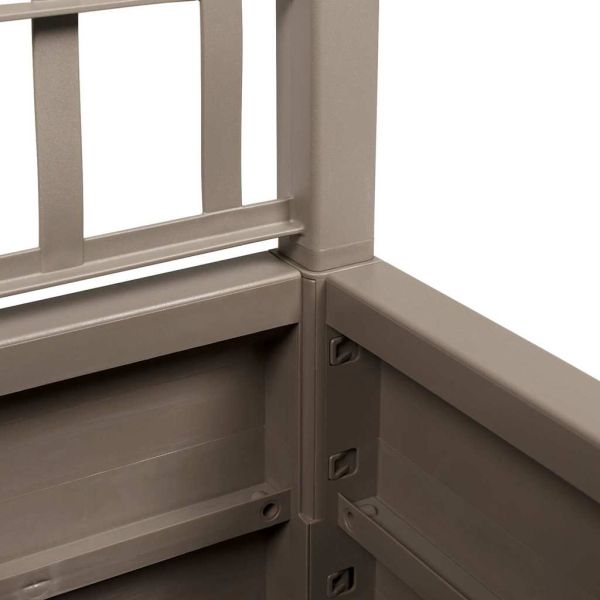 Градинска саксия Сив 36 x 36 x 140 см Полипропилен