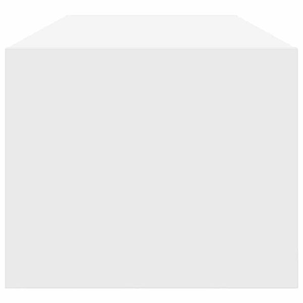 ТВ шкаф с чекмедже Бяло 100 x 31 x 25.5 см Инженерно дърво