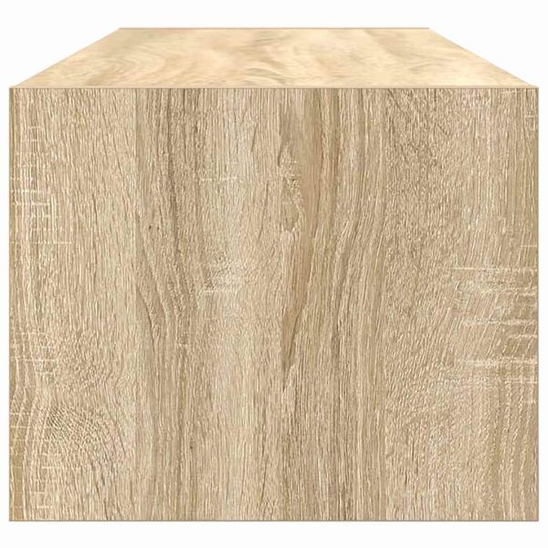 ТВ шкаф дъб сонома 100 x 31 x 25.5 см Инженерно дърво
