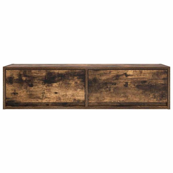 ТВ шкаф Опушен дъб 100 x 31 x 25.5 см Инженерно дърво